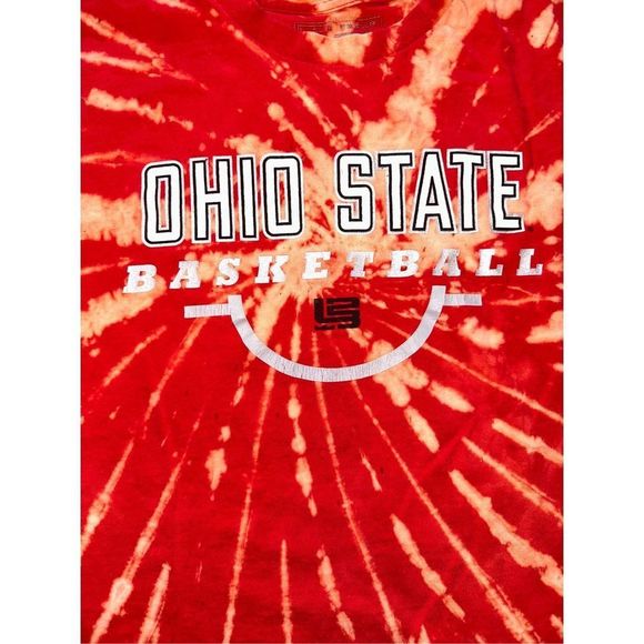 Vintage Nike Elite Lebron James Ohio State Buckeyes Basketball Bleached Tee - Picture 3 of 6